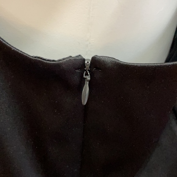 Express Satin Little Black Dress Size 14 - Picture 6 of 9